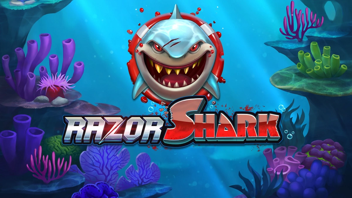Capture d'écran du jeu Razor Shark sur l'application Spinsy